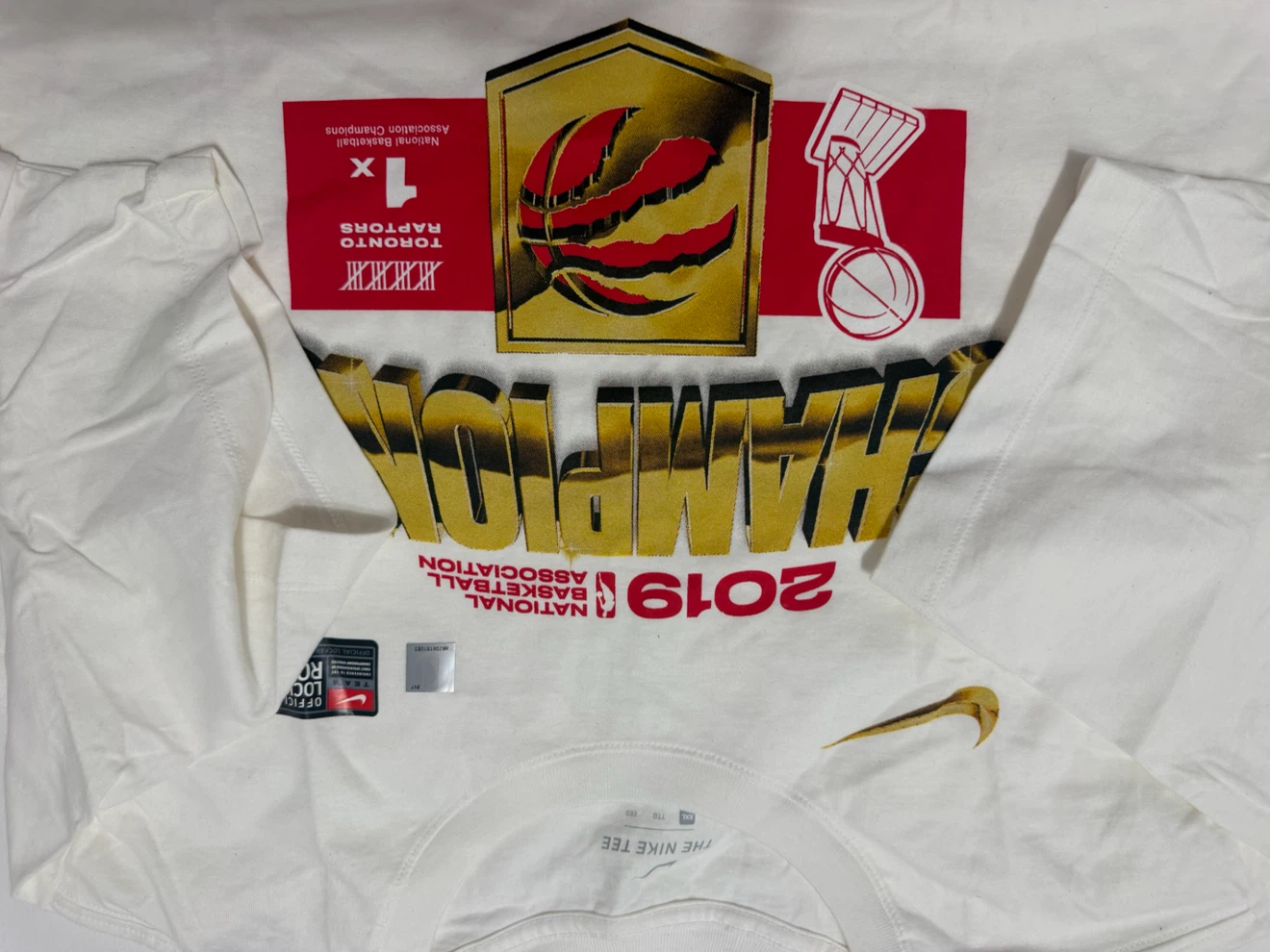 Nike Toronto Raptors 2019 NBA Champions T-Shirt XXL - photo 3