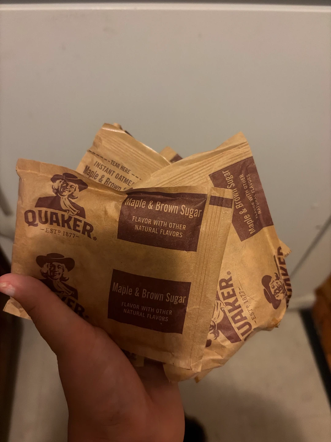 Quaker Maple & Brown Sugar Instant Oatmeal Packets