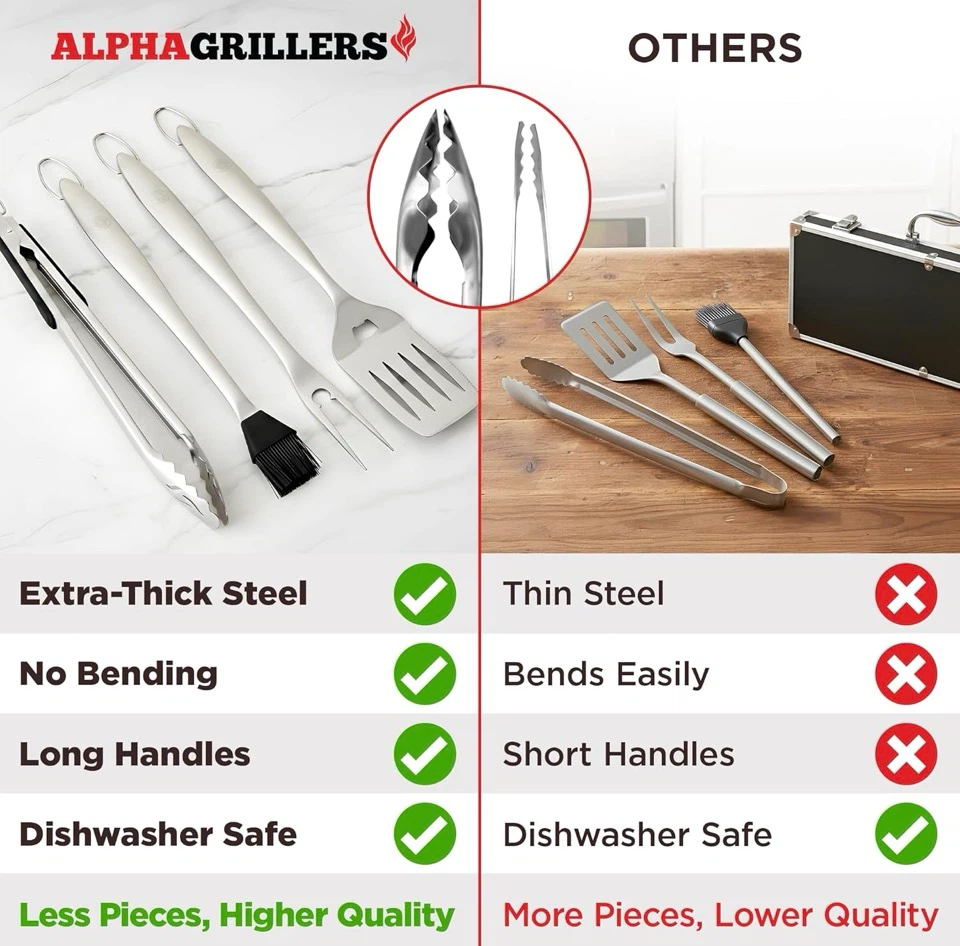 Grill Tool Stainless Steele Set - photo 2