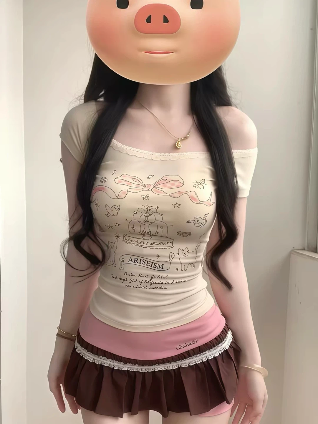 cute cream tee - photo 2