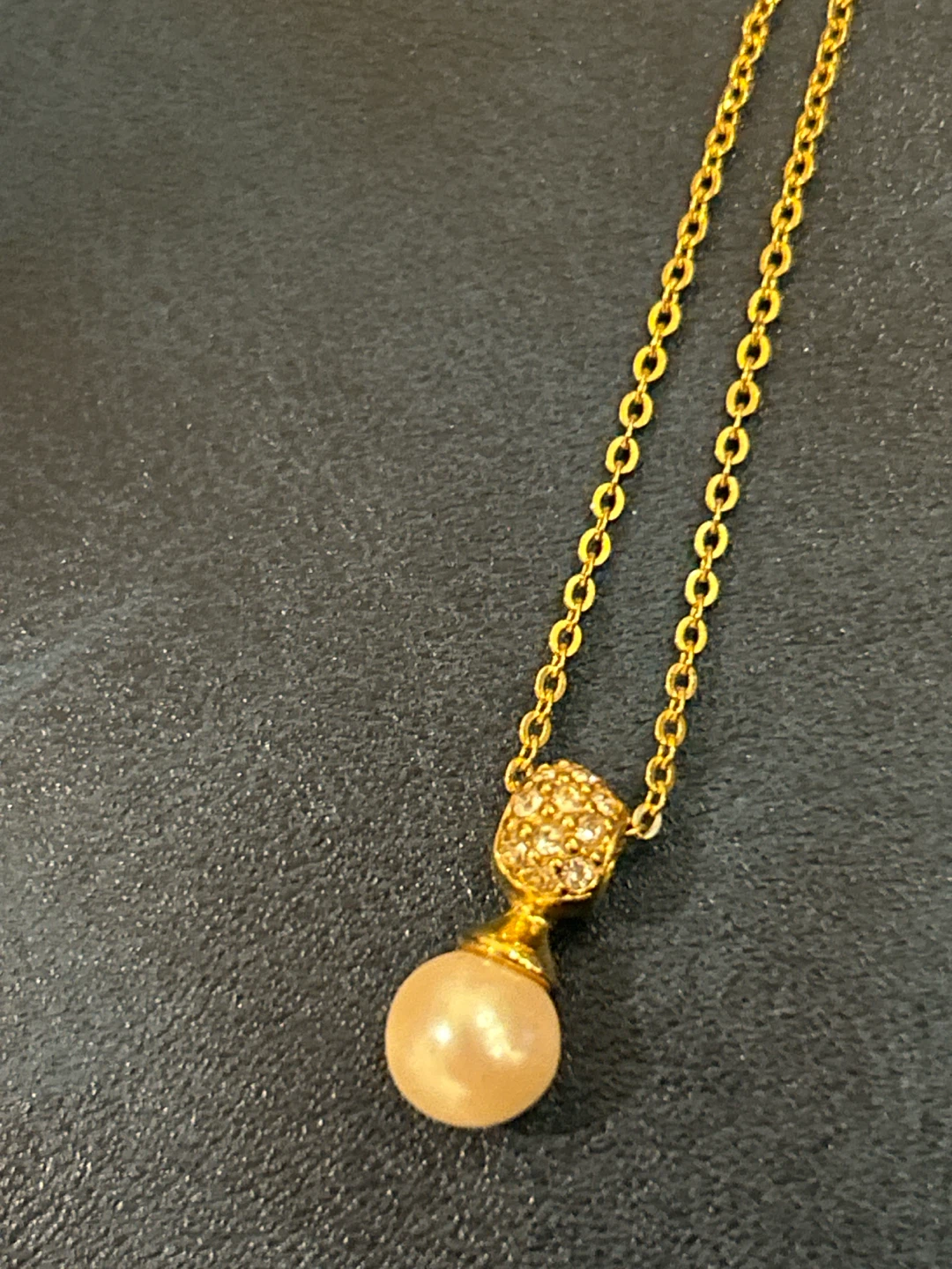 Gold - Tone Pearl Pendant Necklace - photo 2