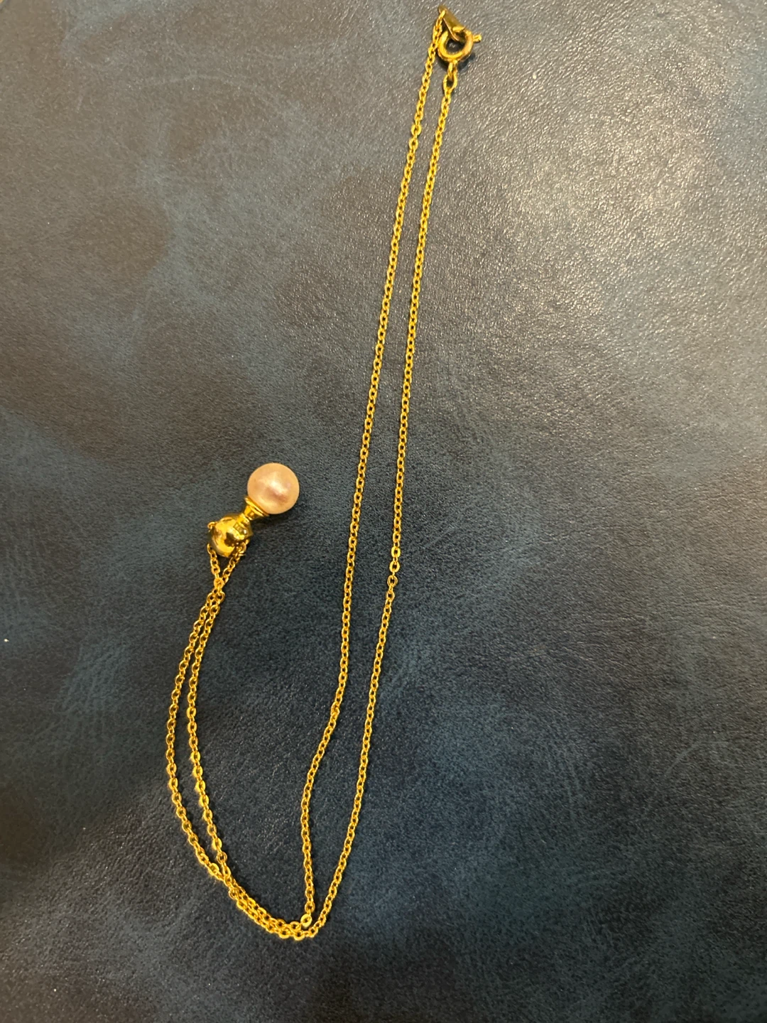 Gold - Tone Pearl Pendant Necklace - photo 3