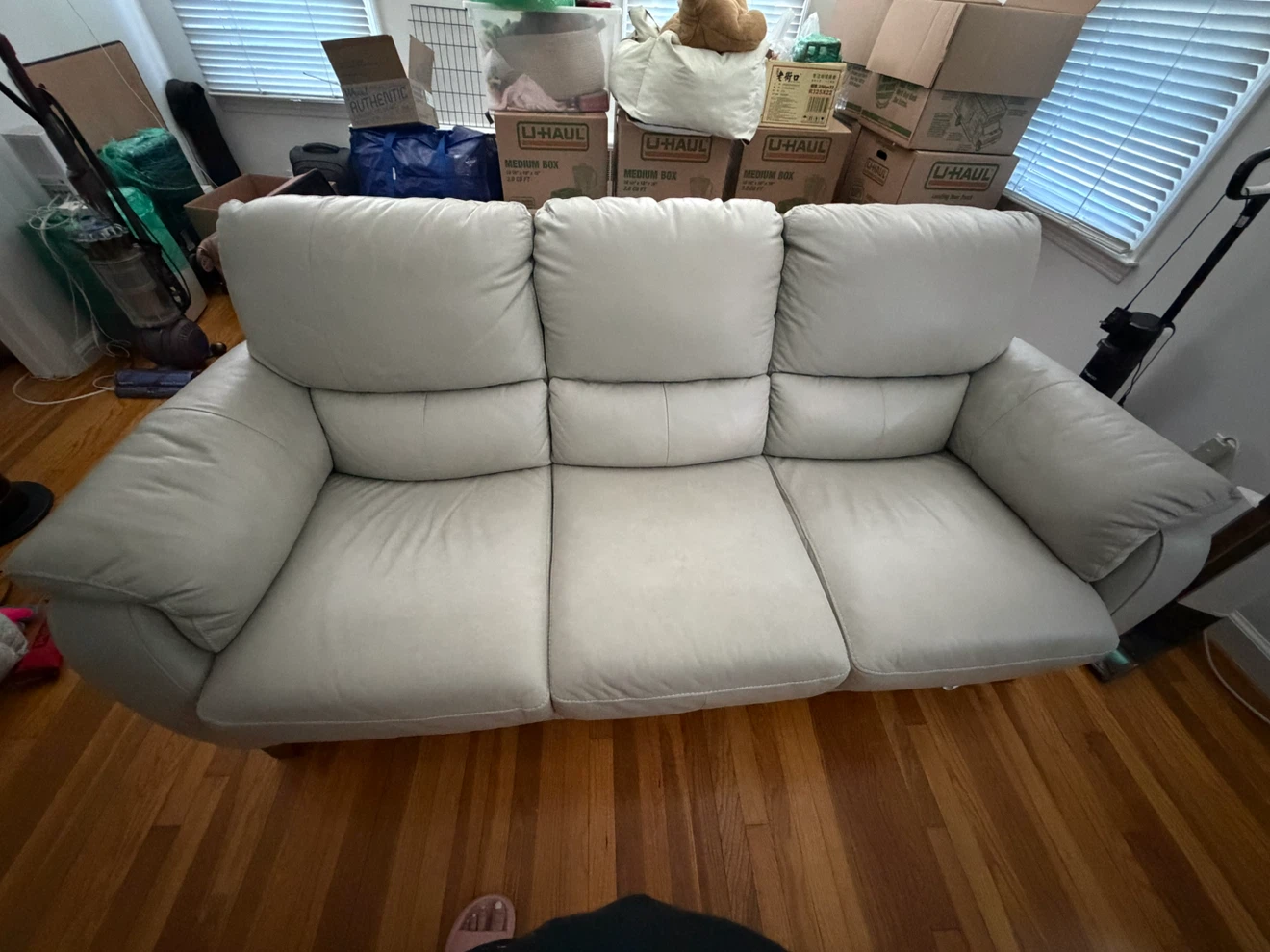 White 3-Seater Sofa