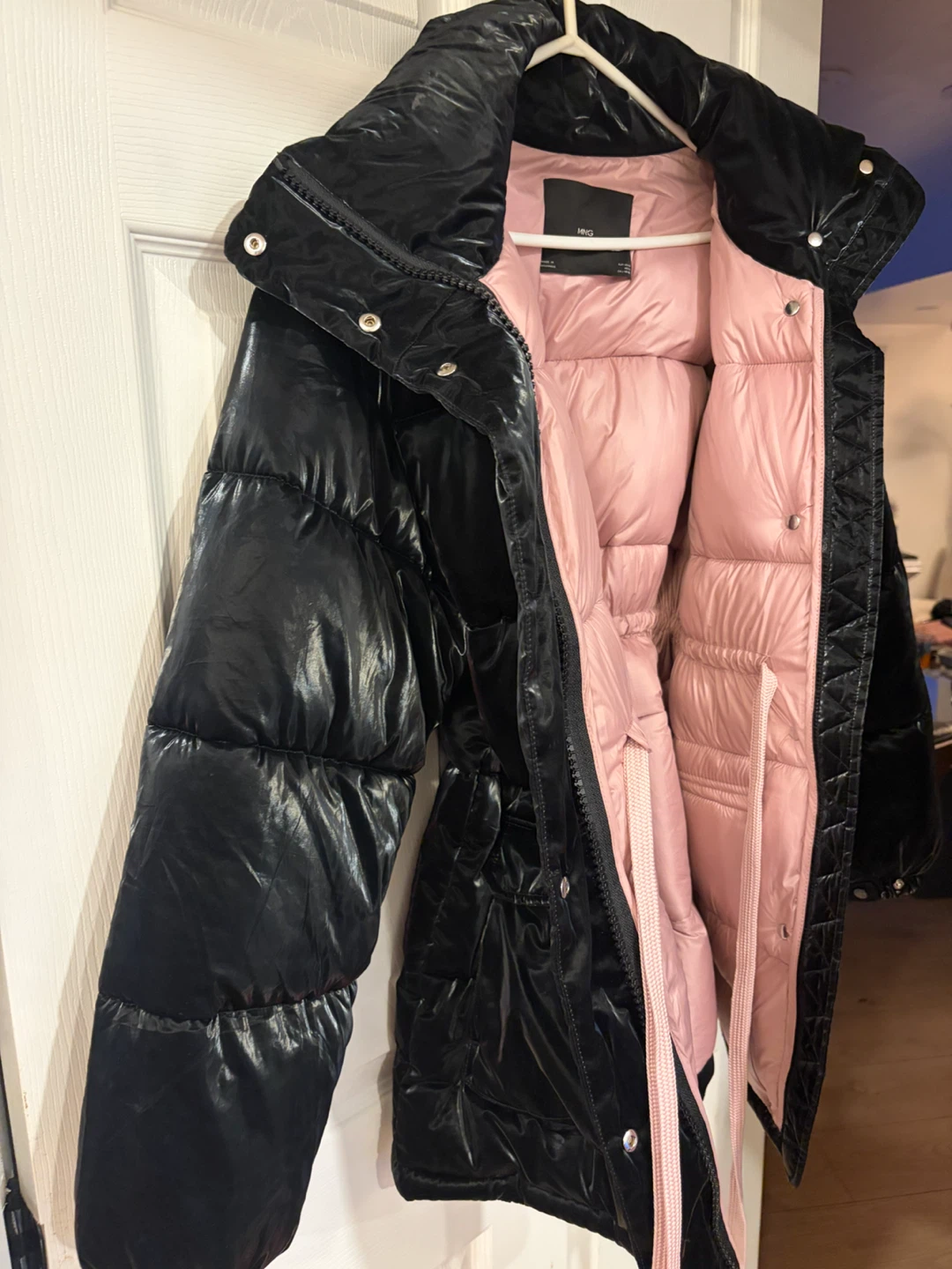 Mango Shiny Black Puffer Jacket - photo 2