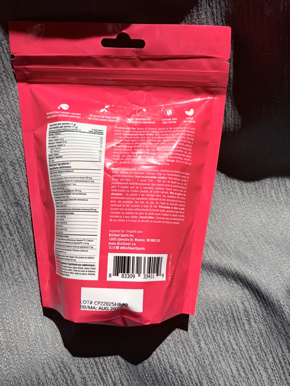 Biosteel Hydration Mix - Mixed Berry Flavour (16 Sachets) - photo 2