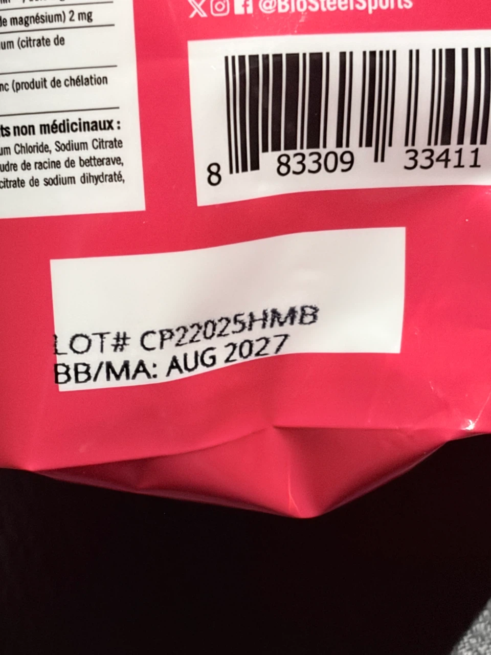 Biosteel Hydration Mix - Mixed Berry Flavour (16 Sachets) - photo 3