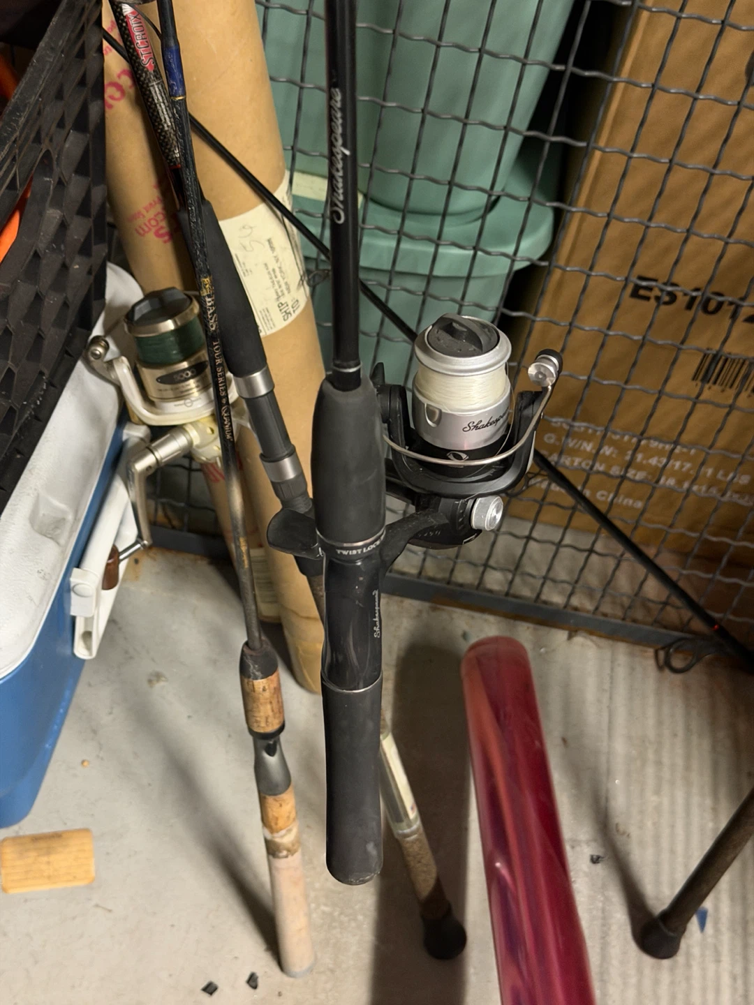4 Fishing rods & 5 reels St. Croix, Shimano, Shakespeare & more - photo 2