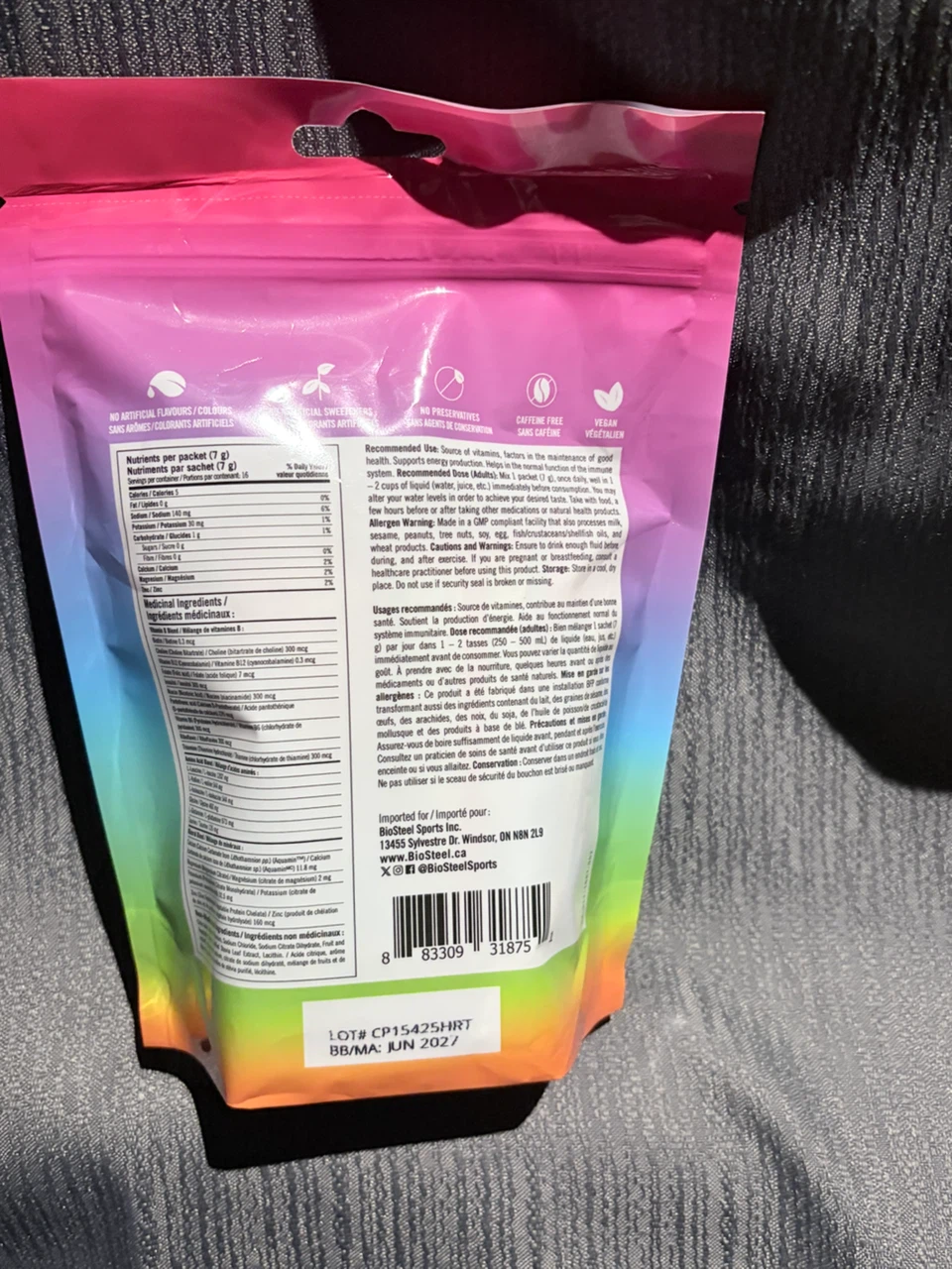 Biosteel Hydration Mix Rainbow Twist - photo 2