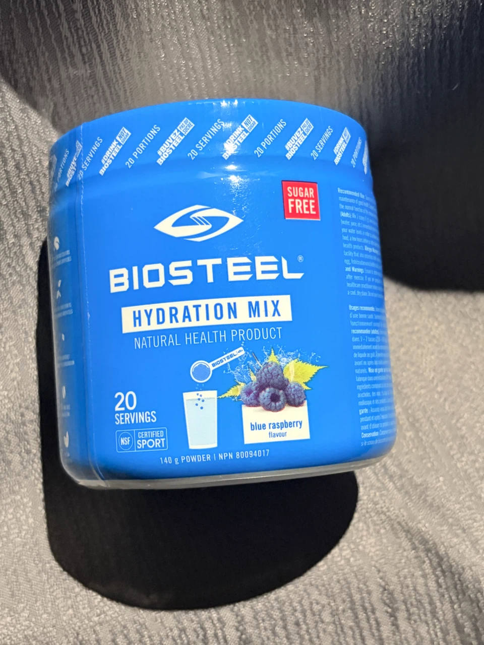 Biosteel Hydration Mix Blue Raspberry Powder - 20 Servings