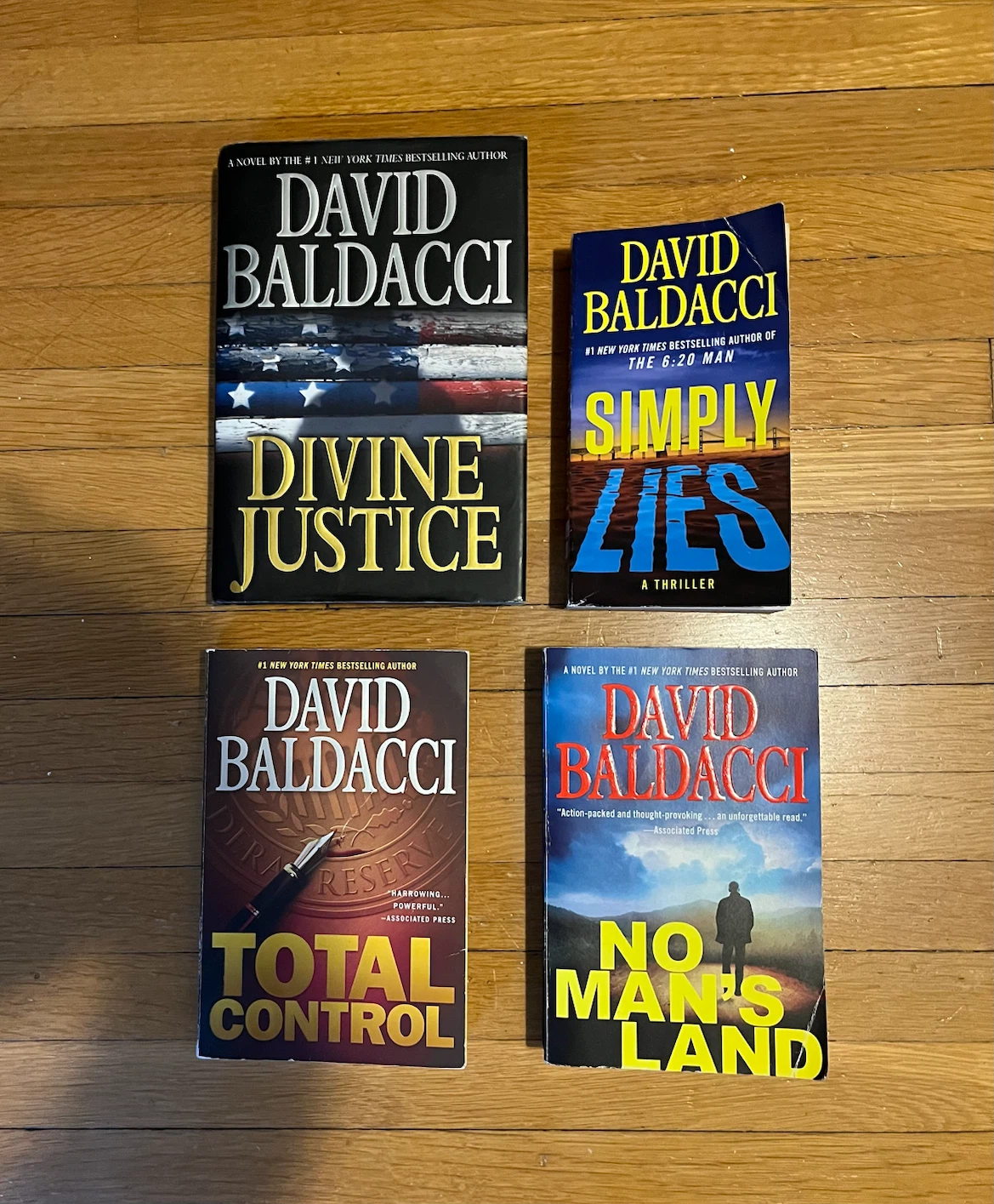David Baldacci Books (4 Total)
