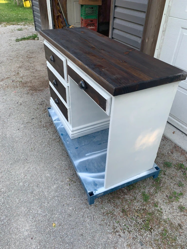Wooden Desk with 4 Drawers - photo 4