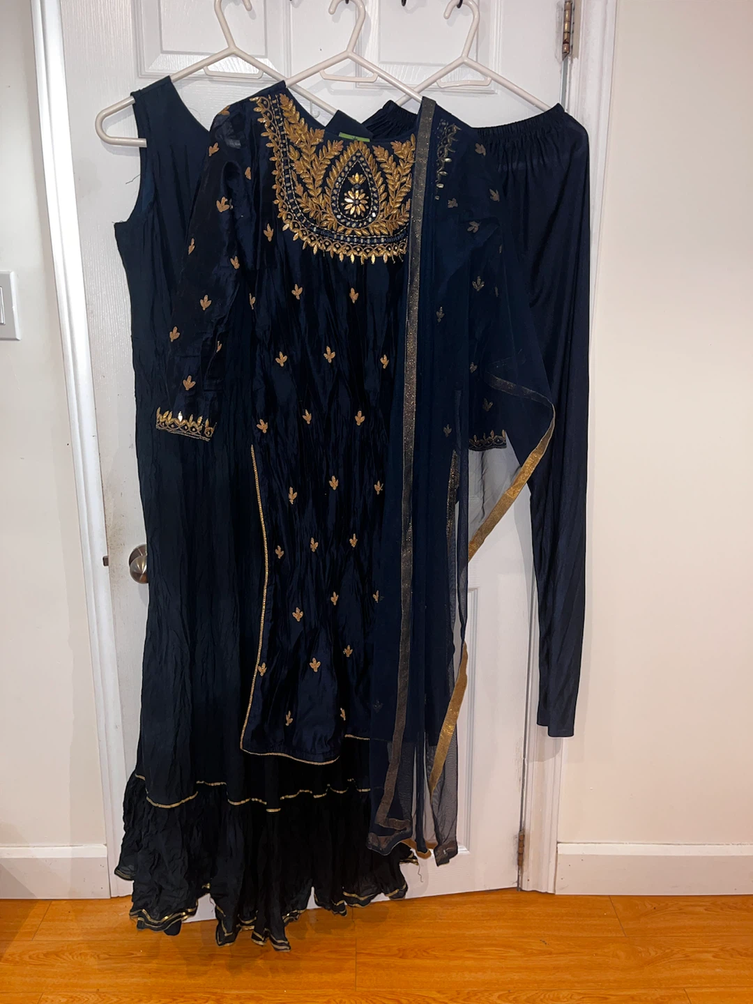 Deep Navy Blue Mix & Match Ethnic Set