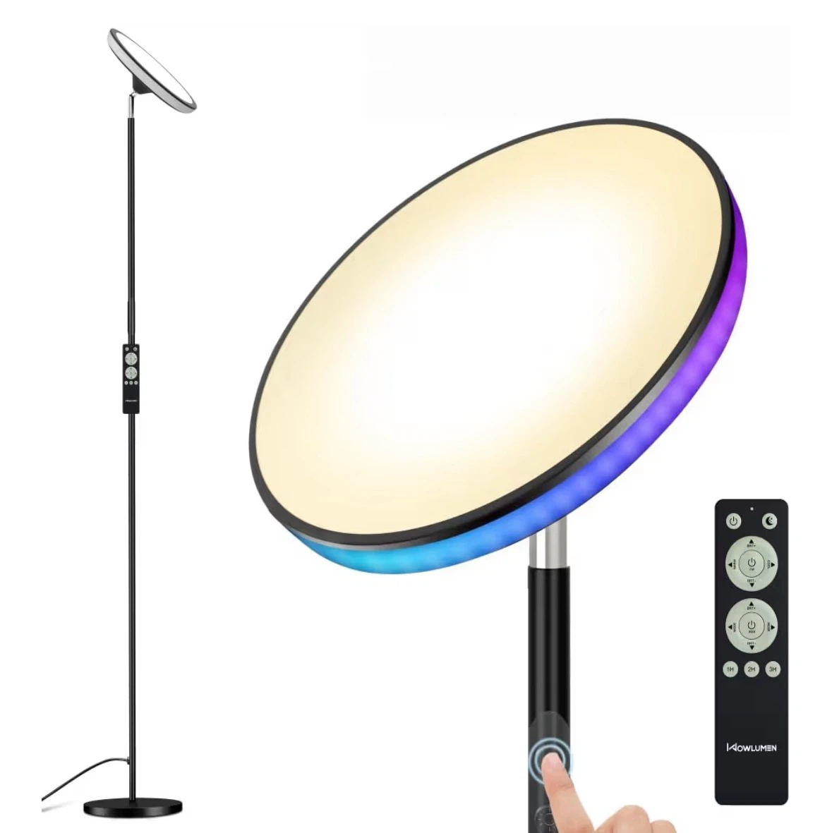 OWLUMEN LED Floor Lamp with Remote