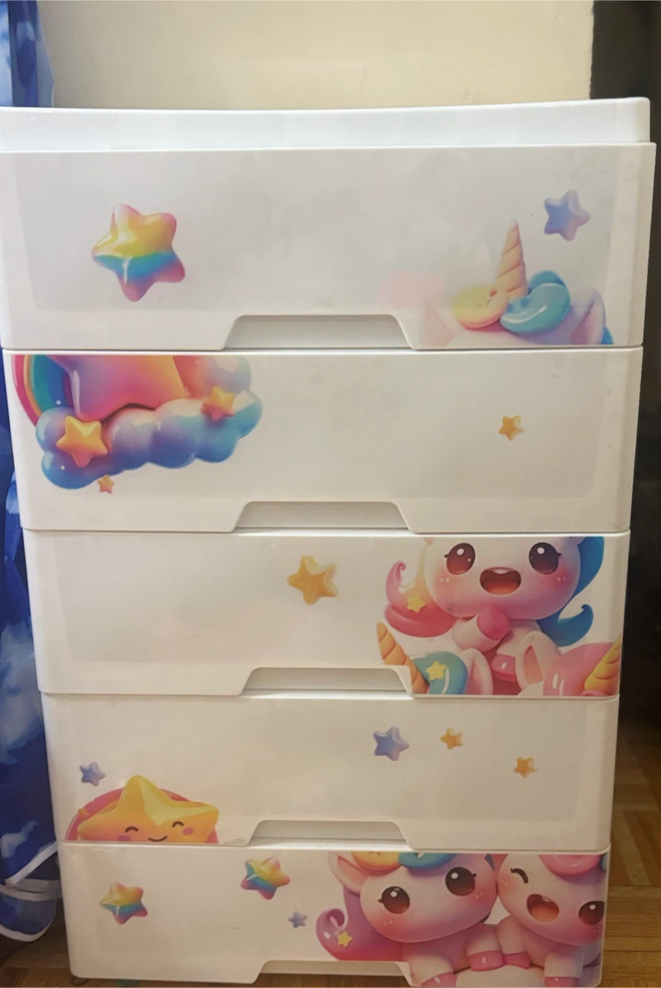 Unicorns and Stars 4-Drawer Storage Unit - photo 2