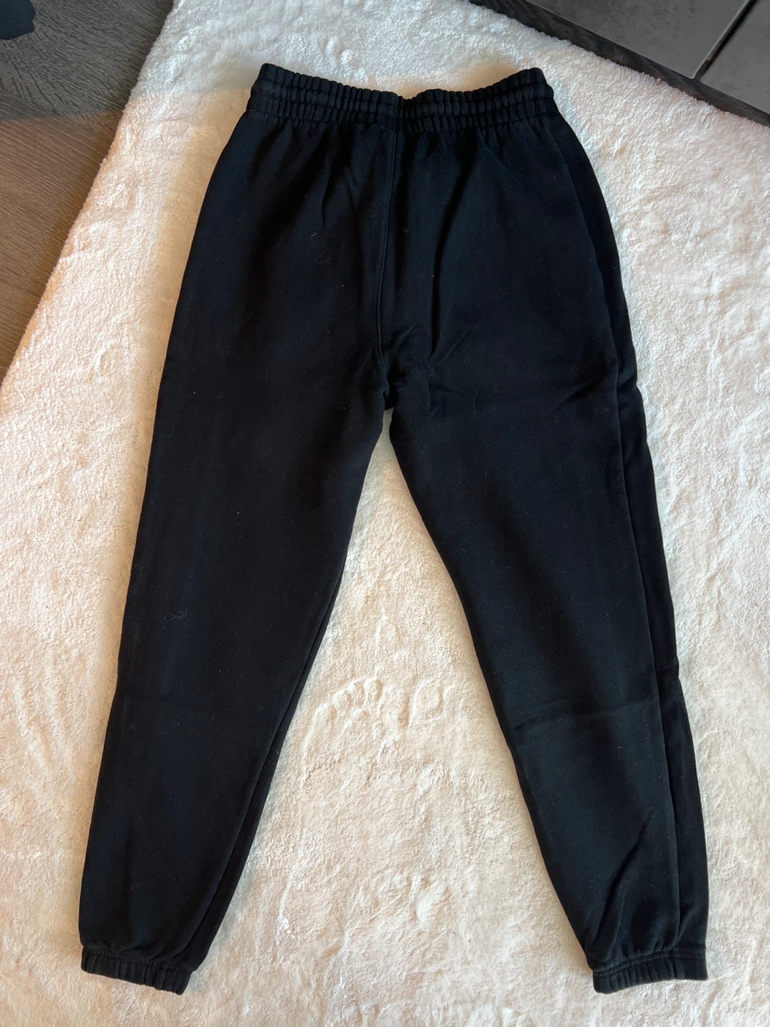 TNA Sweatpants Black Cozy Fleece Boyfriend Fit - photo 3