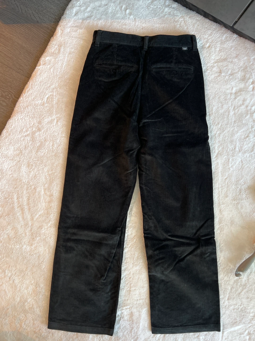 Tna Black Corduroy Pants Size 4 - photo 3