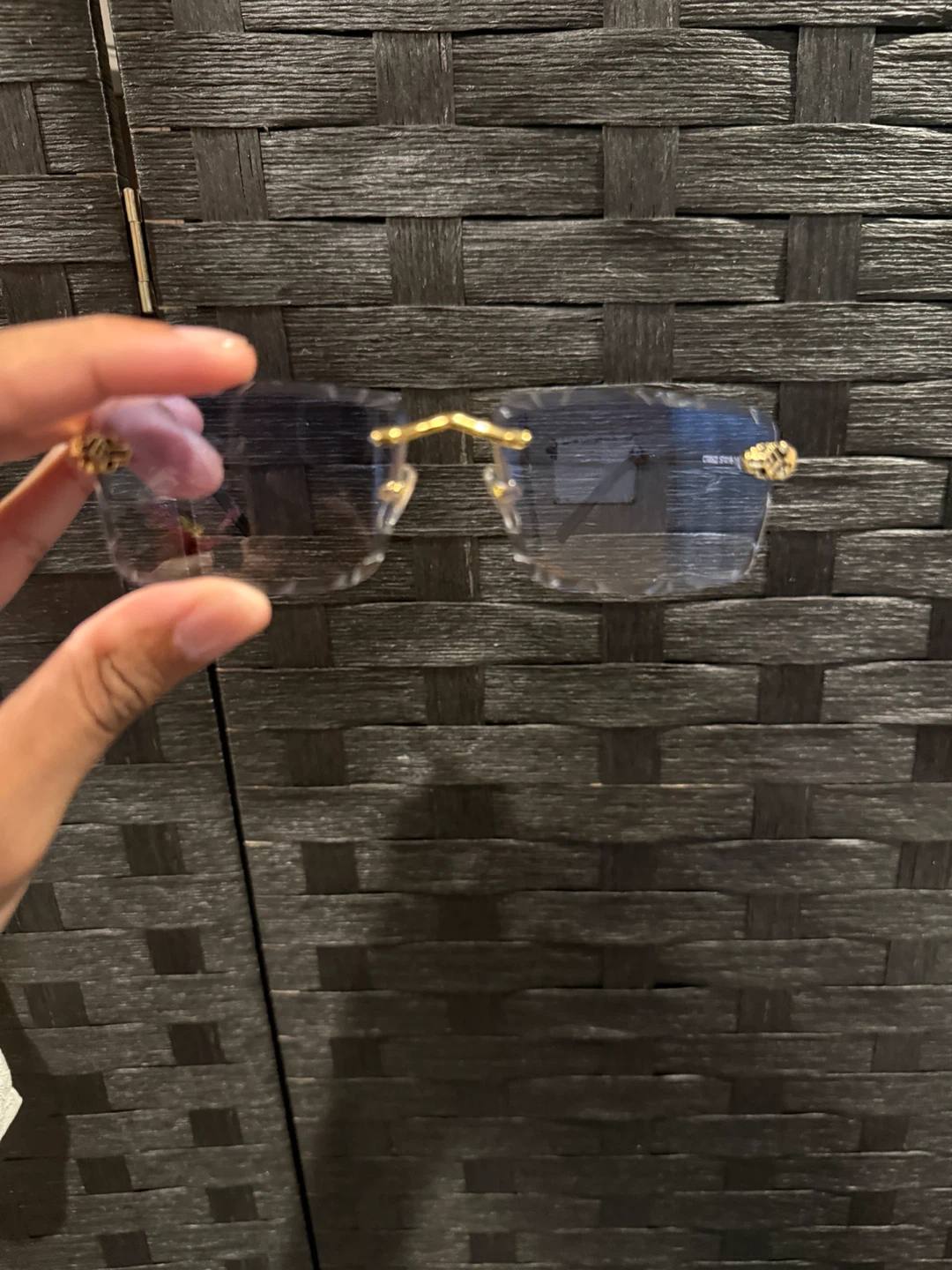 Blue Cartier Sunglasses