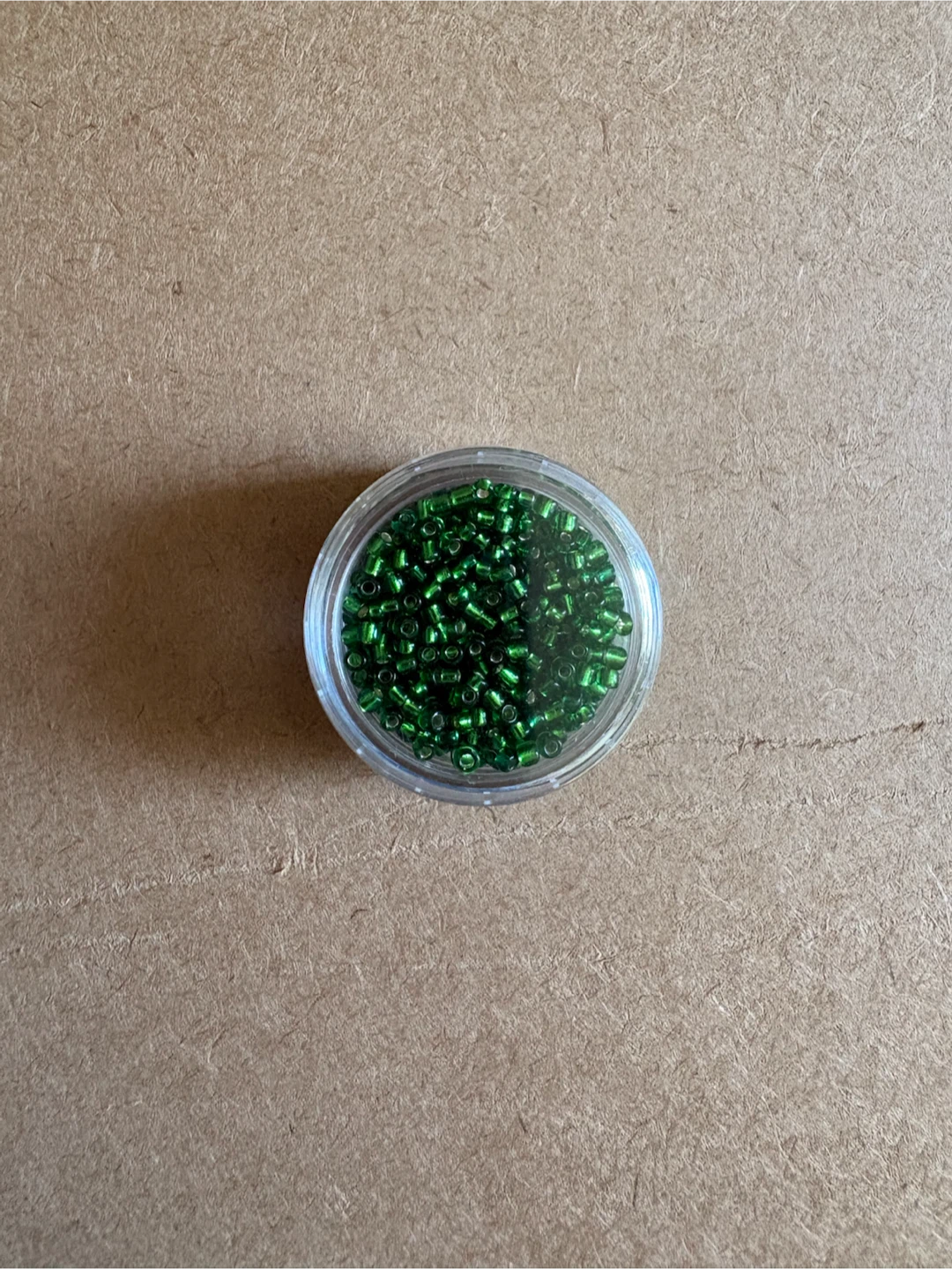 Green Seed Beads