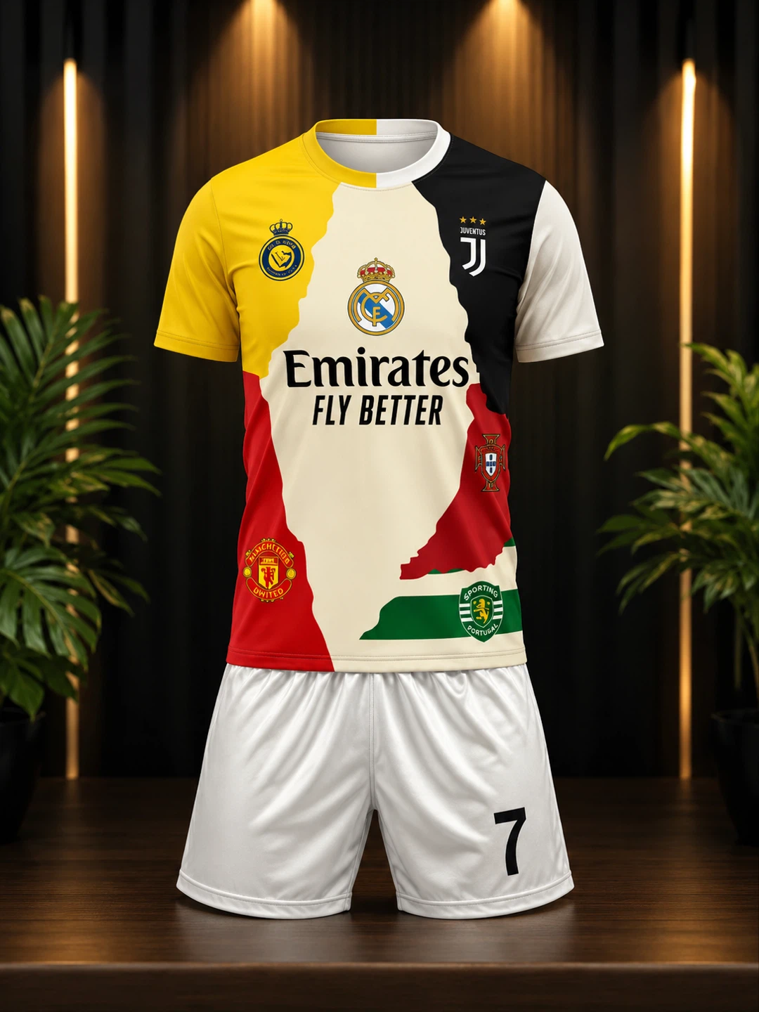 Soccer Jersey - Multiple Team Logos CR7