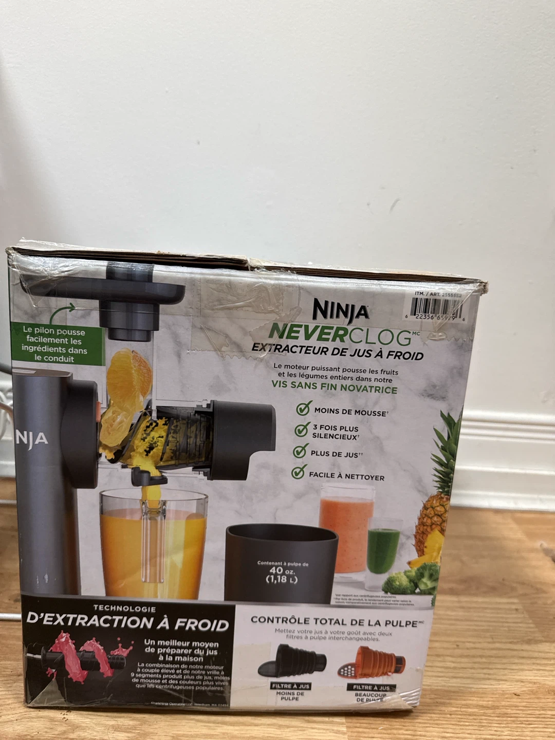 Ninja NeverClog Cold Press Slow Juicer
