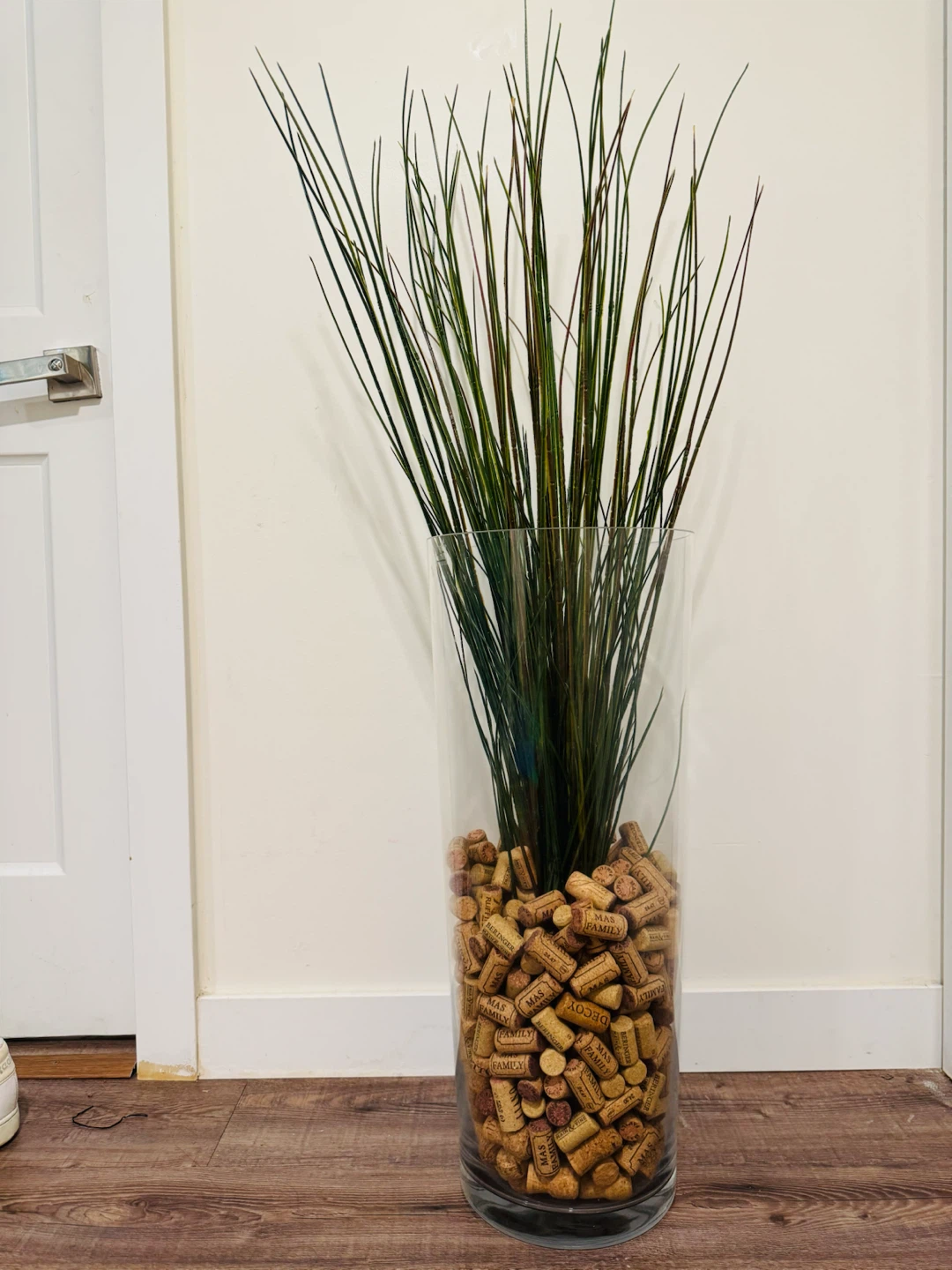 Large Floor Glass Vase (IKEA, heavy, thick) by Anne Nilsson