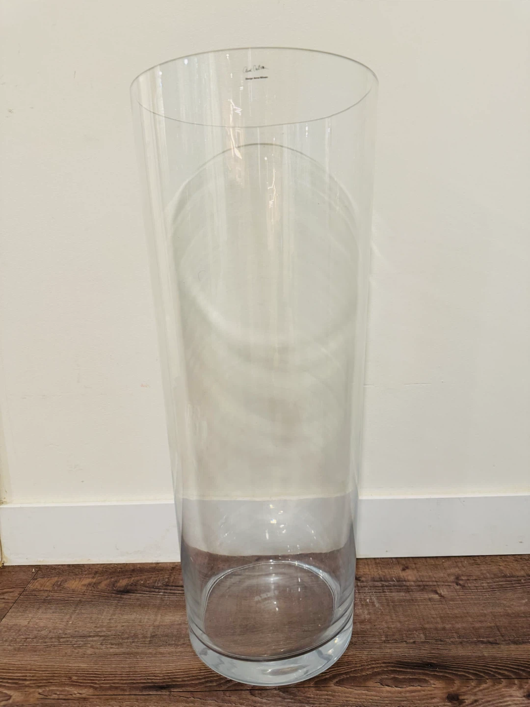 Large Floor Glass Vase (IKEA, heavy, thick) by Anne Nilsson - photo 3