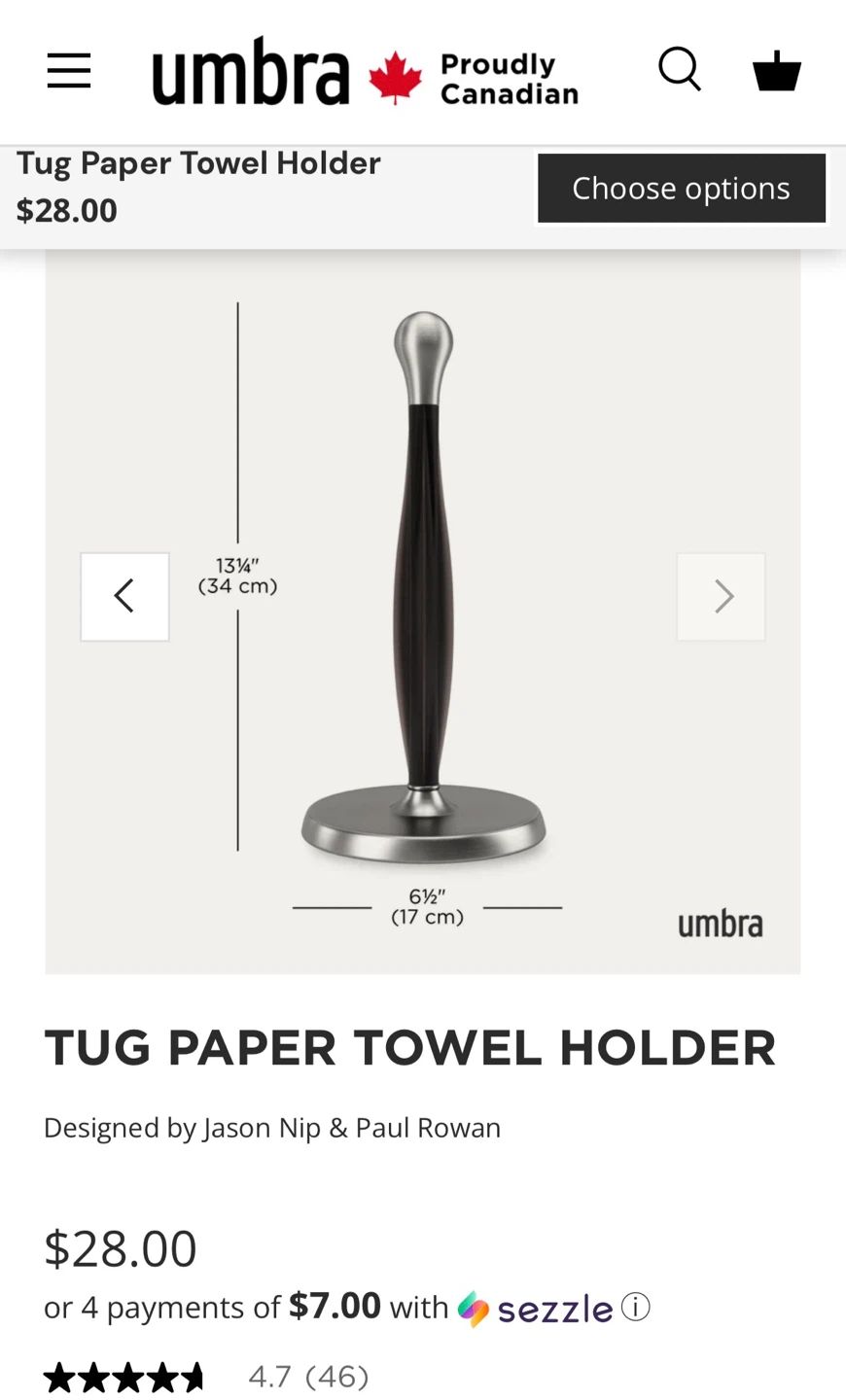 Umbra Tug Paper Towel Holder