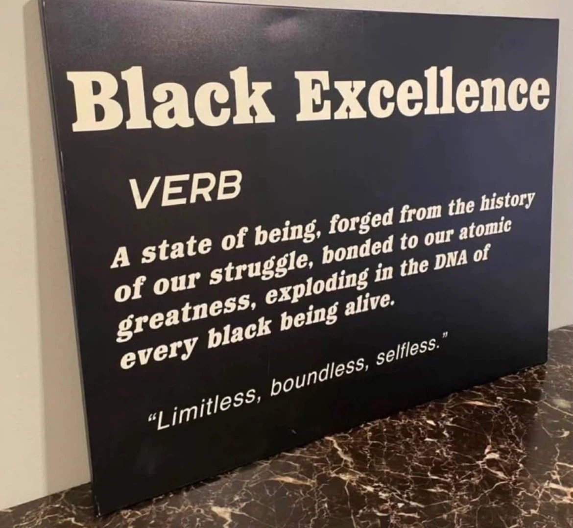 Black Excellence Wall Art $50 - photo 2