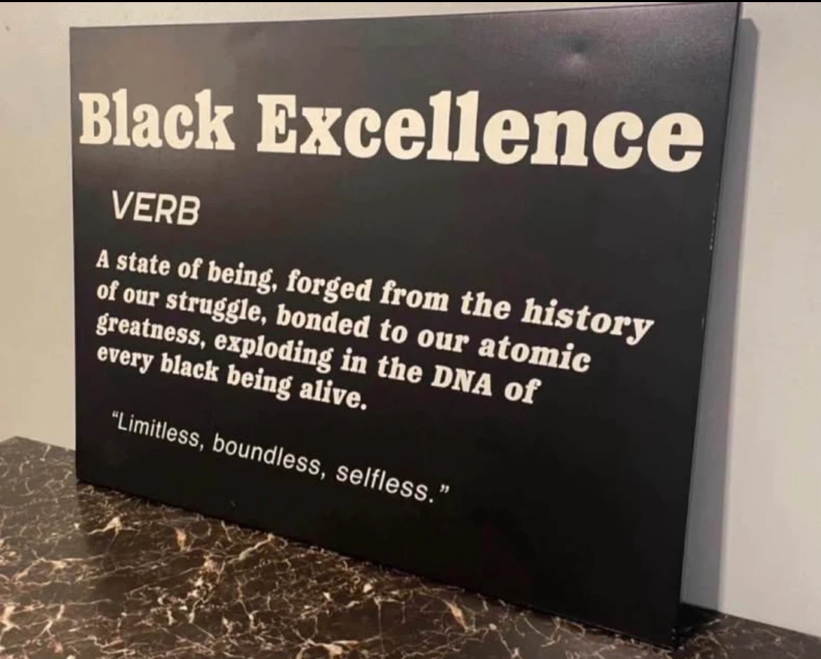 Black Excellence Wall Art $50 - photo 3