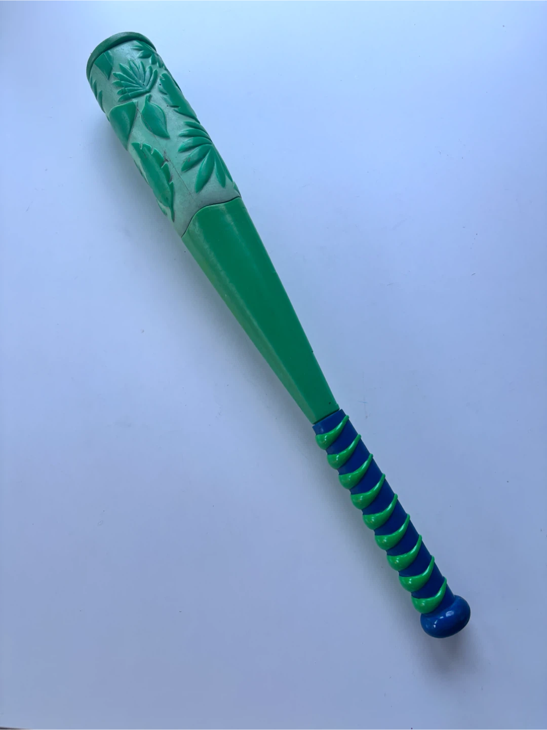 Green Plastic Baseball Bat 23”