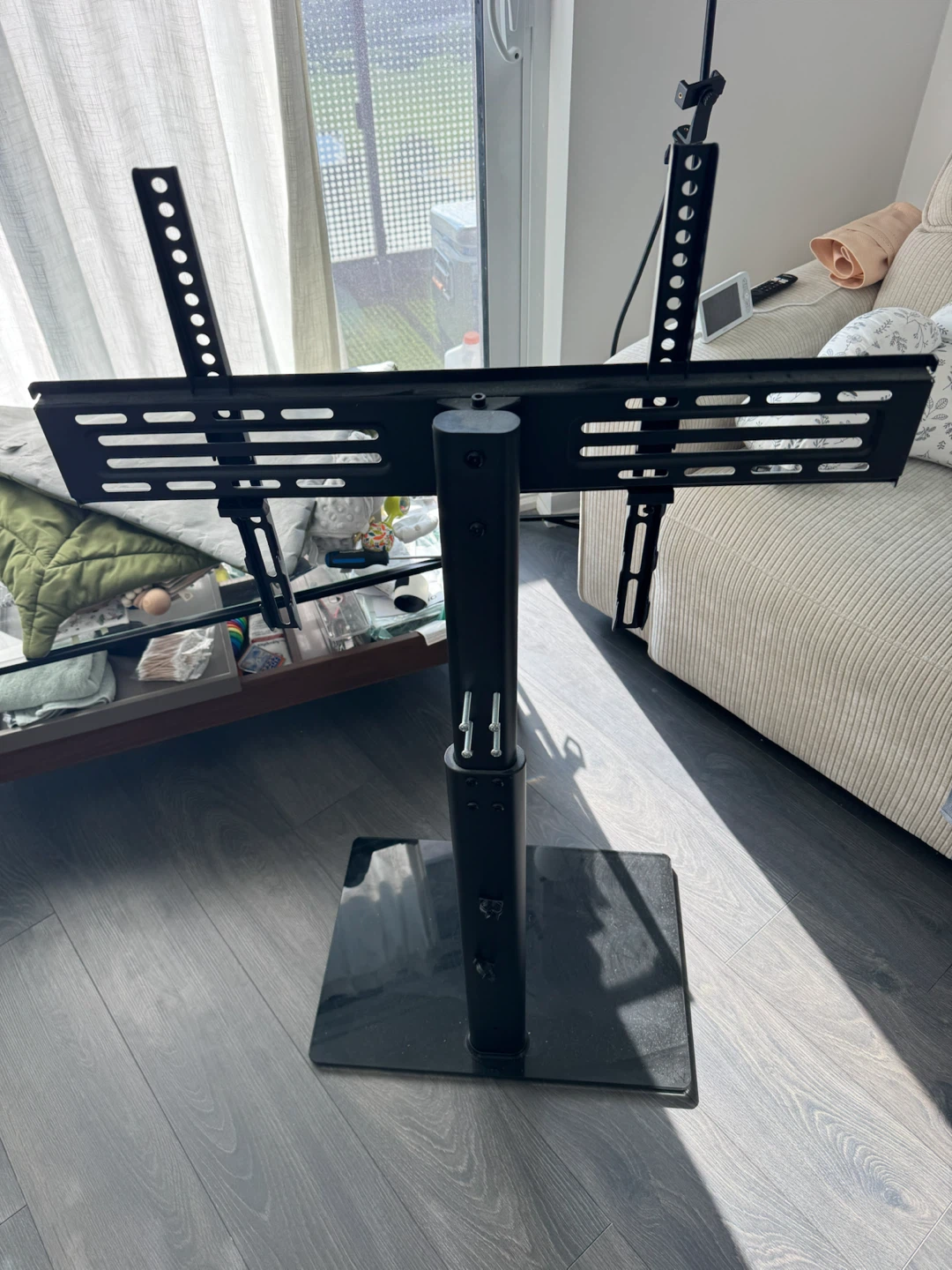 Black TV Stand with Mount
