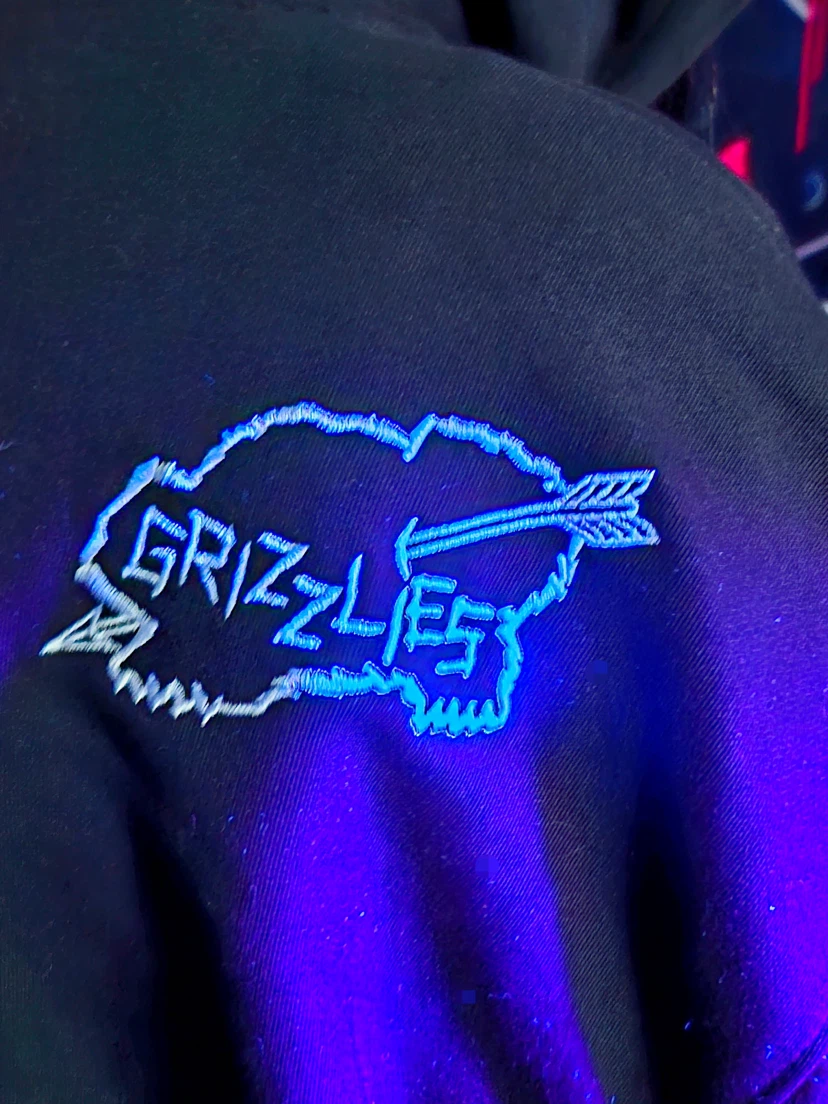Mitchell & Ness - Grizzlies Black Hoodie with Patches - photo 3