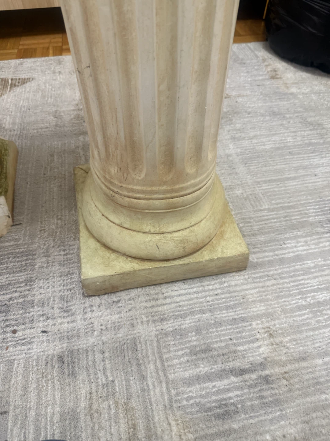 Pair of Decorative Corinthian Pedestal Columns – Antique Finish - photo 3