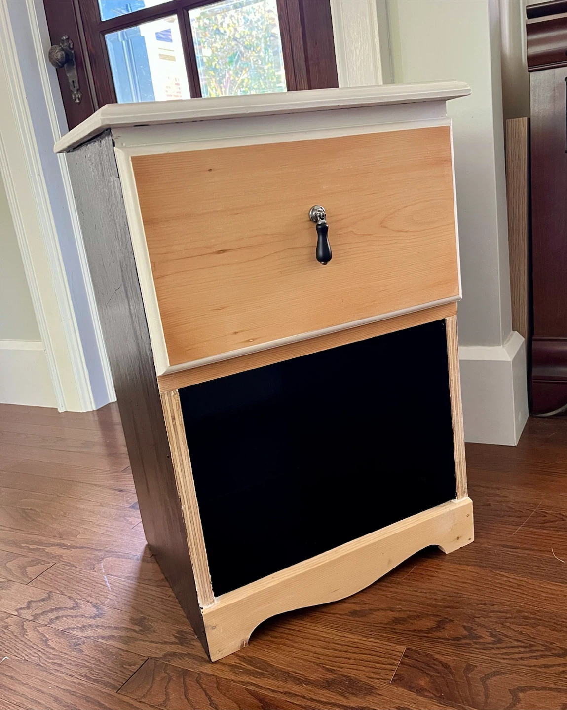 solid wood side table