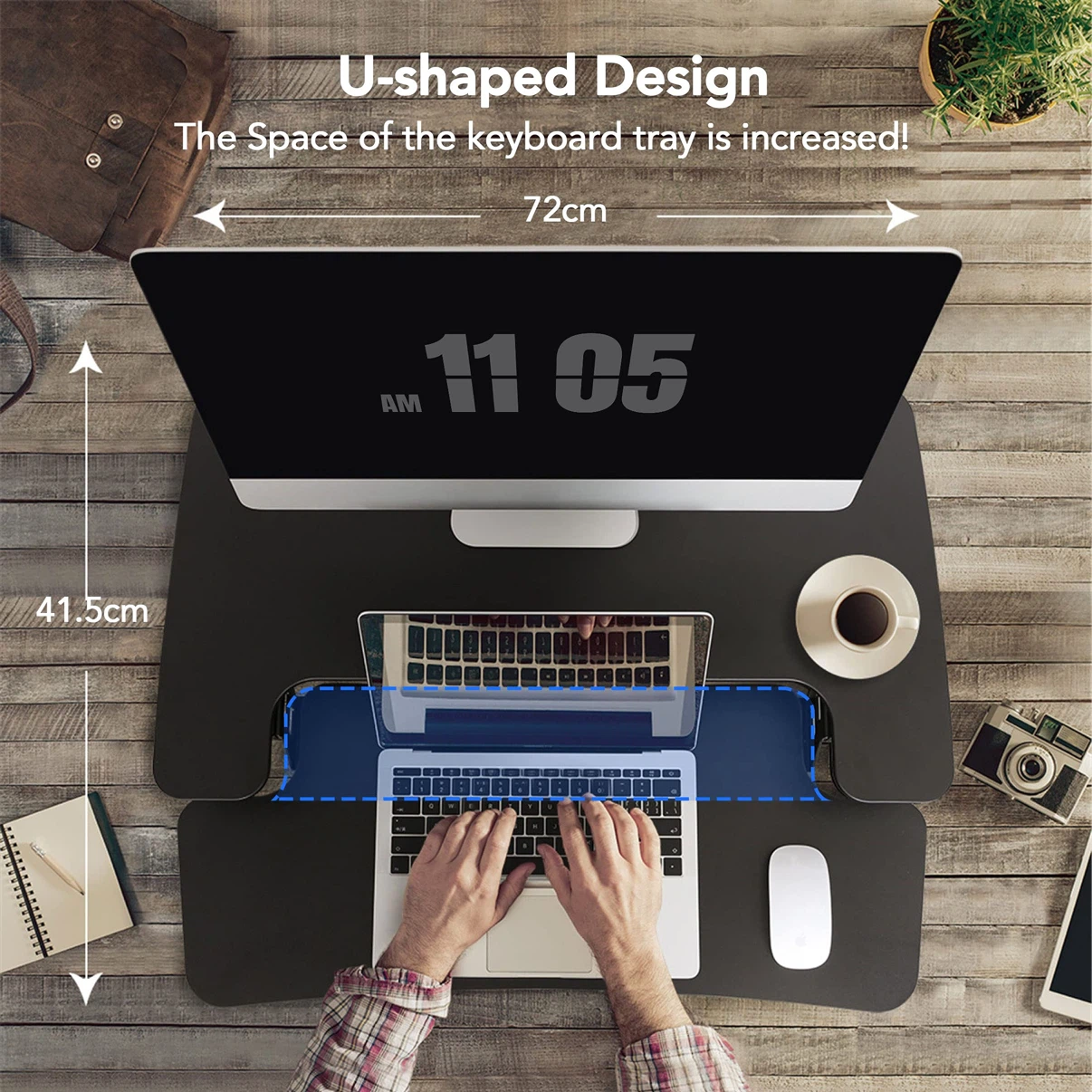 FLEXISPOT 28 inch Standing Desk Converter - photo 4
