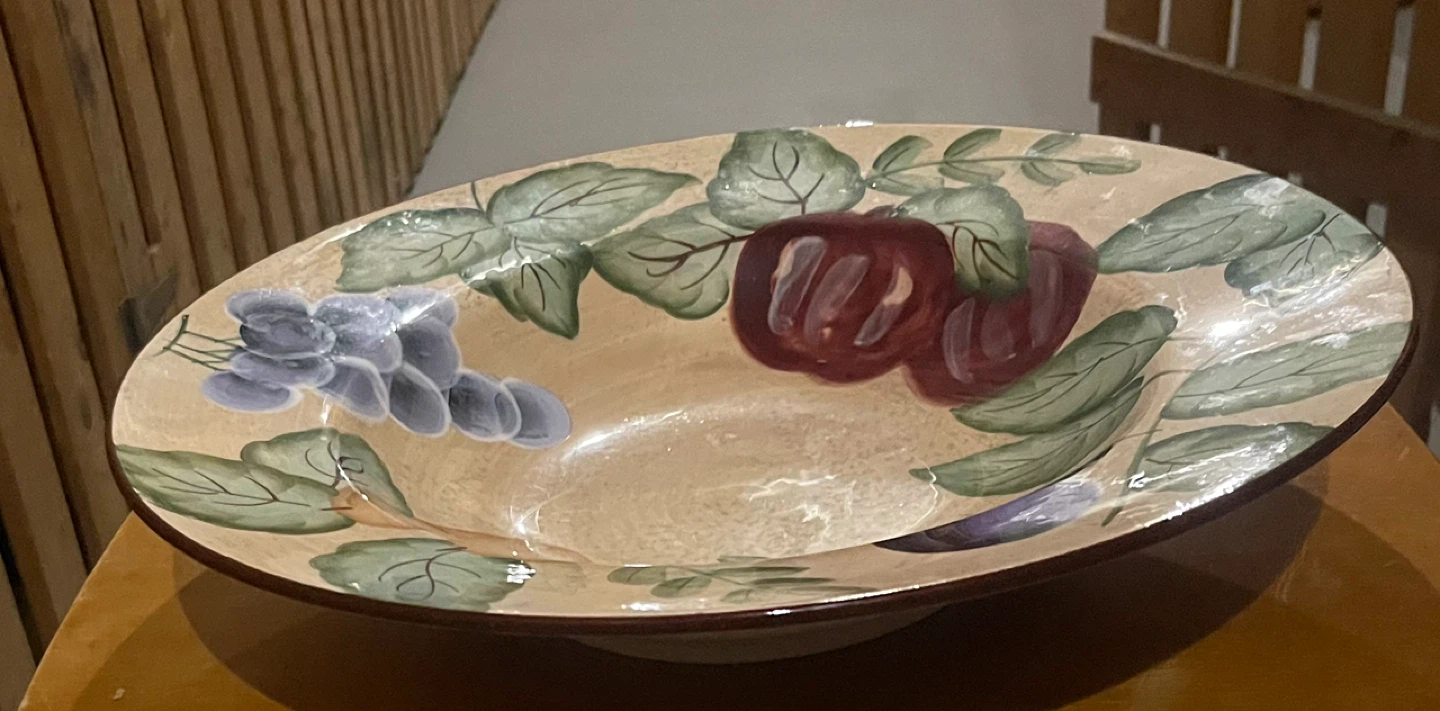 Casa Elite Serving Bowl - Fruit Design