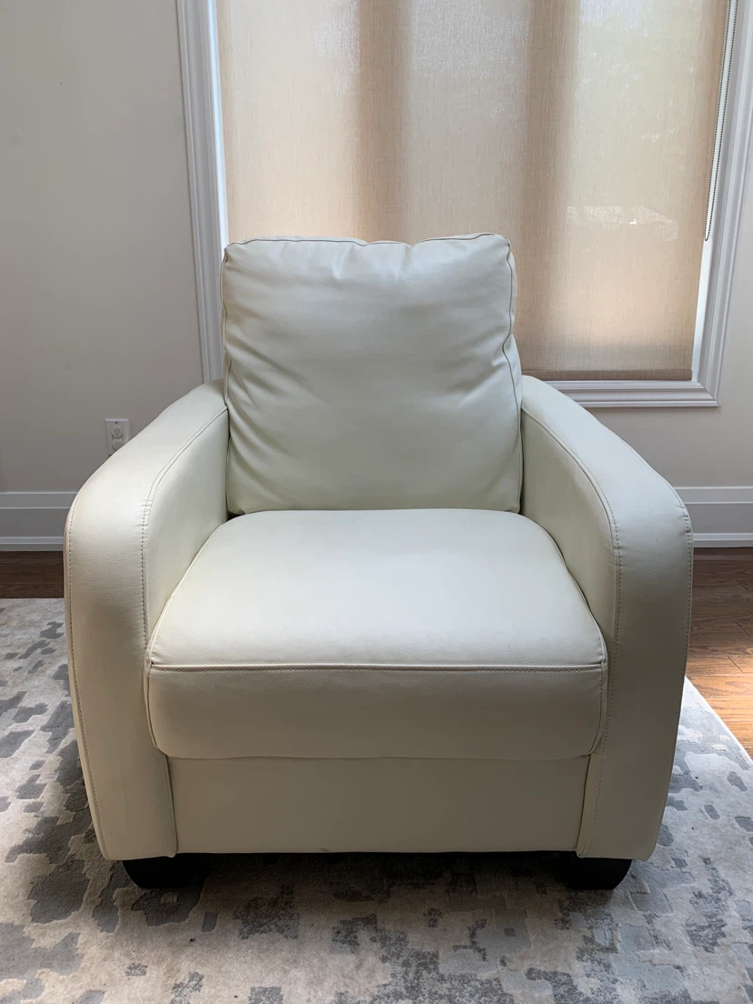 Cream Accent Chair (amazing for reading or lounging)