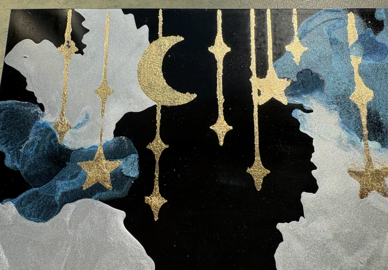 Decorative Wall Art - Moon and Stars Design - photo 3