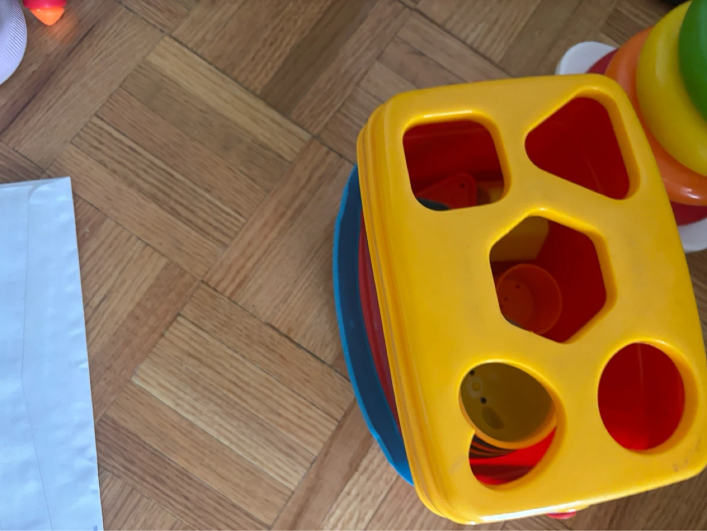 Fisher-Price Shape Sorter & Stacking Rings Toy Set - photo 2