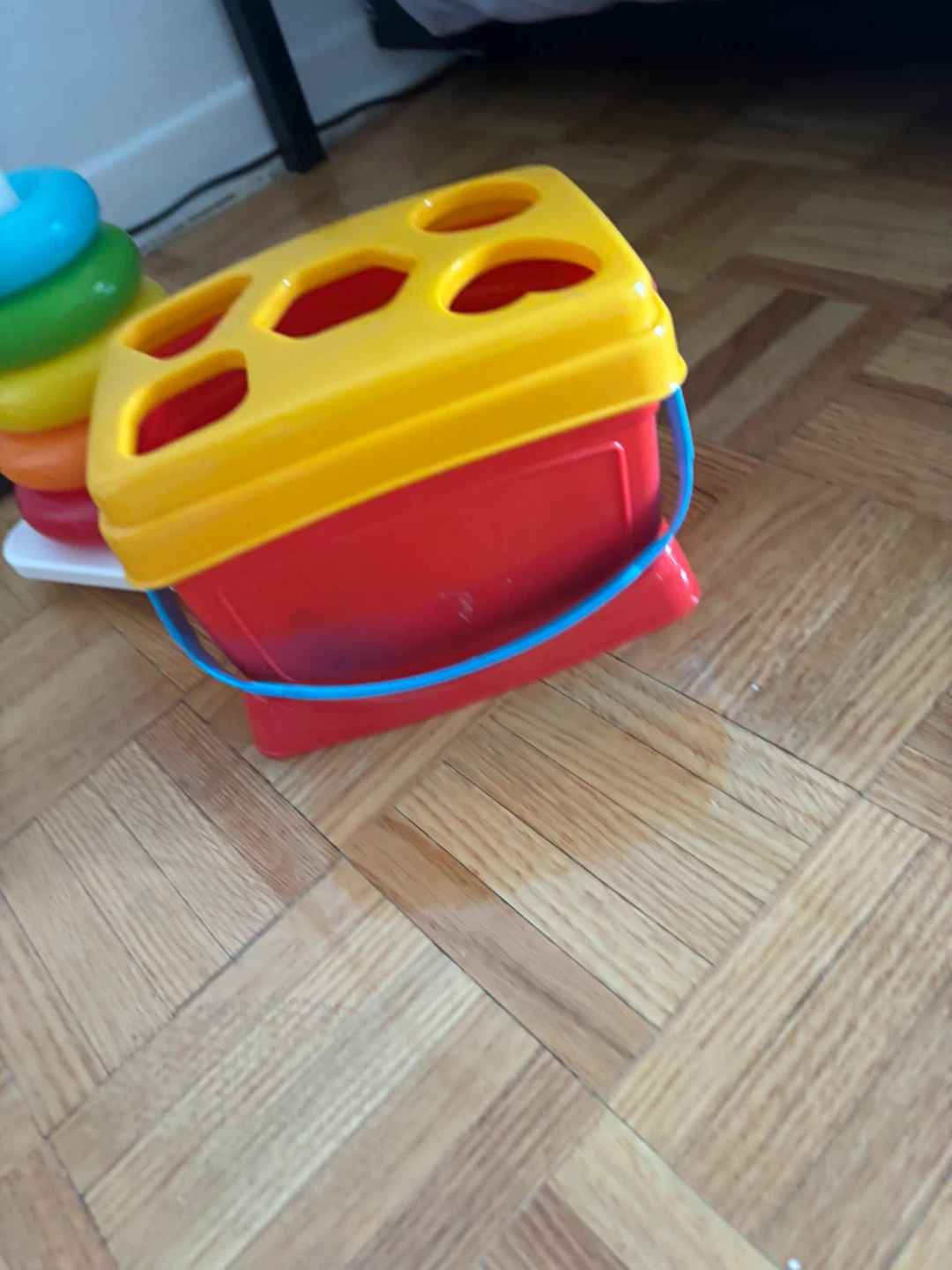 Fisher-Price Shape Sorter & Stacking Rings Toy Set