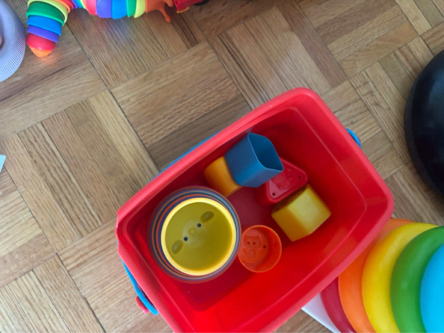 Fisher-Price Shape Sorter & Stacking Rings Toy Set - photo 3