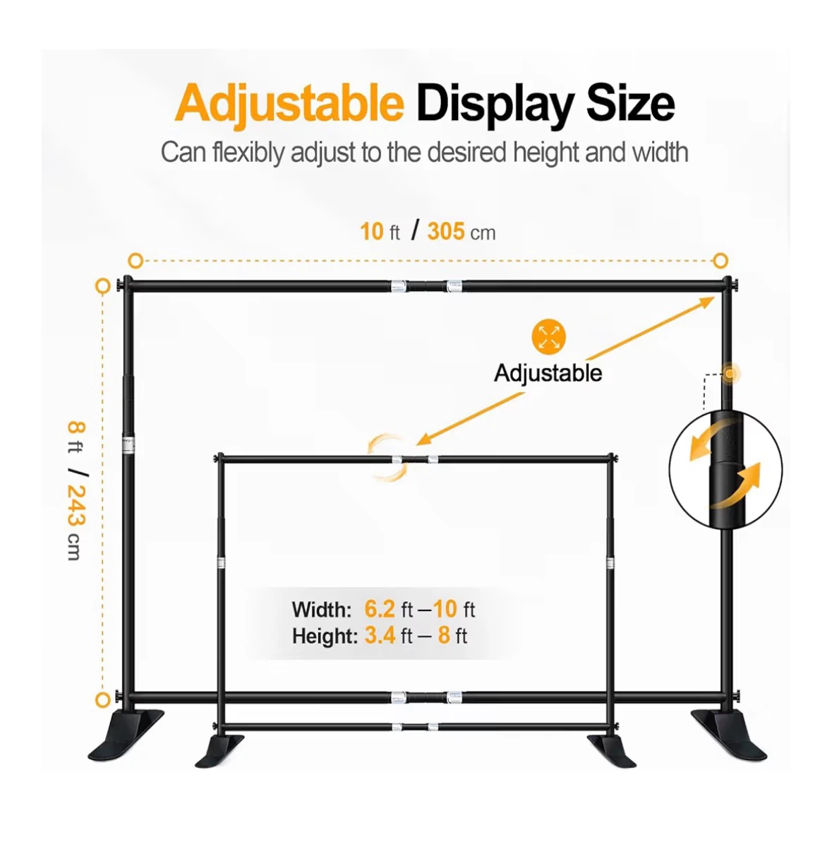 weekend rental photography backdrop stand wedding party decor - photo 2
