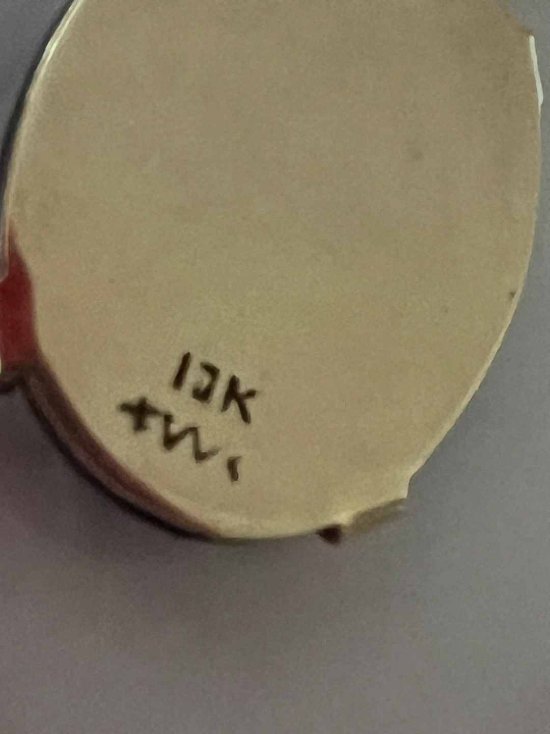 10K Gold Pendant with onyx - photo 3
