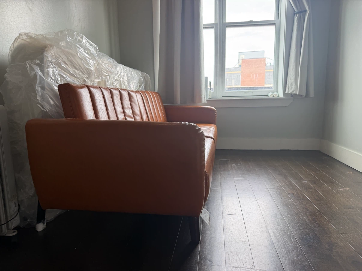 Vibrant Orange Sofa/Sofa Bed - photo 3