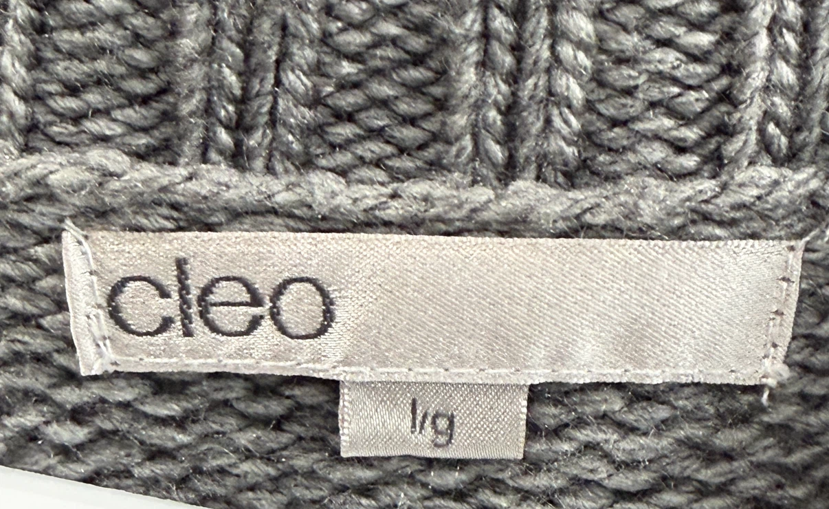 Women’s Cleo Chunky Knit Belted Shawl Collar Cardigan Sweater - photo 3