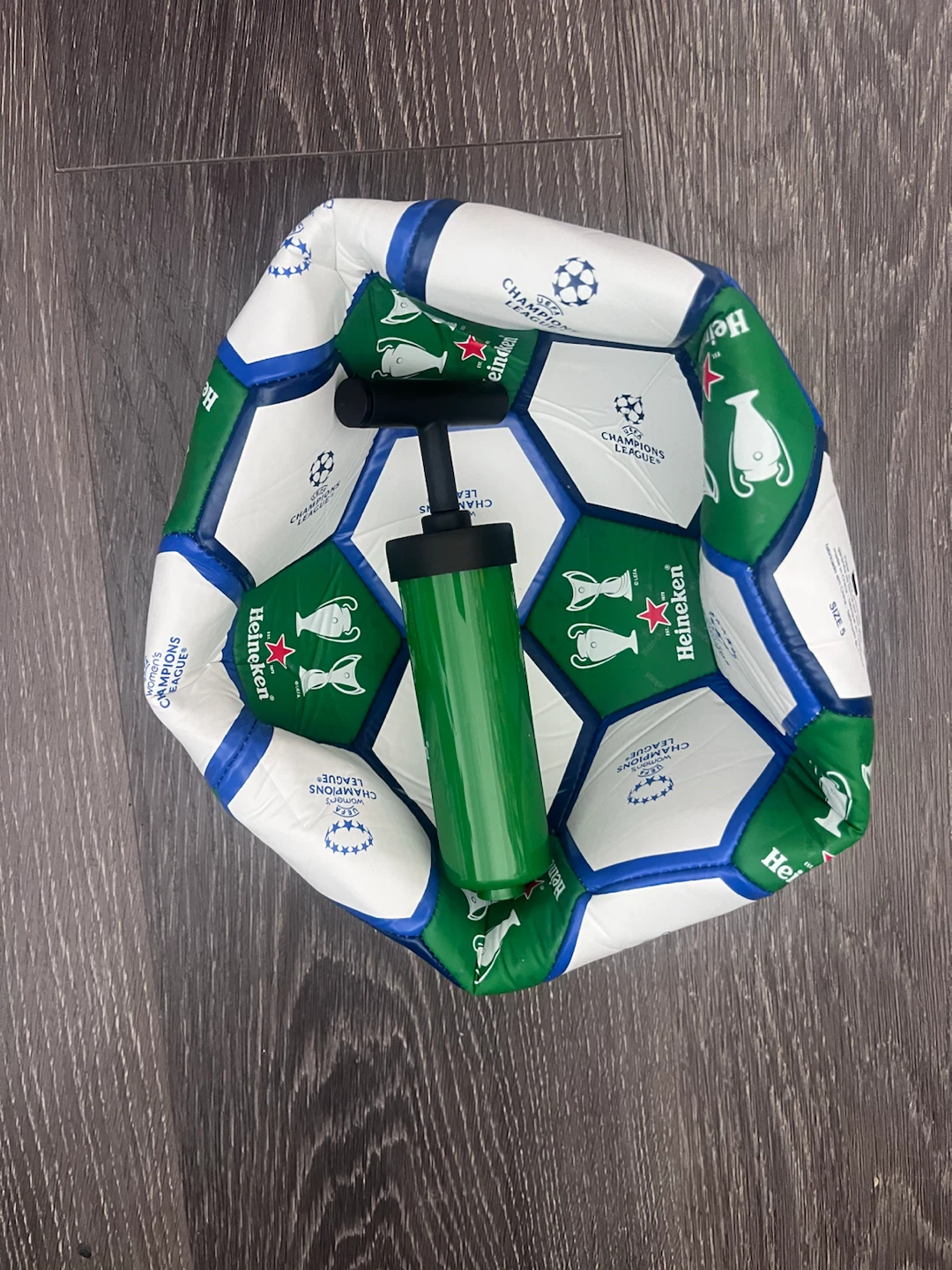 Heineken Champions League soccer ball with Pump - photo 2