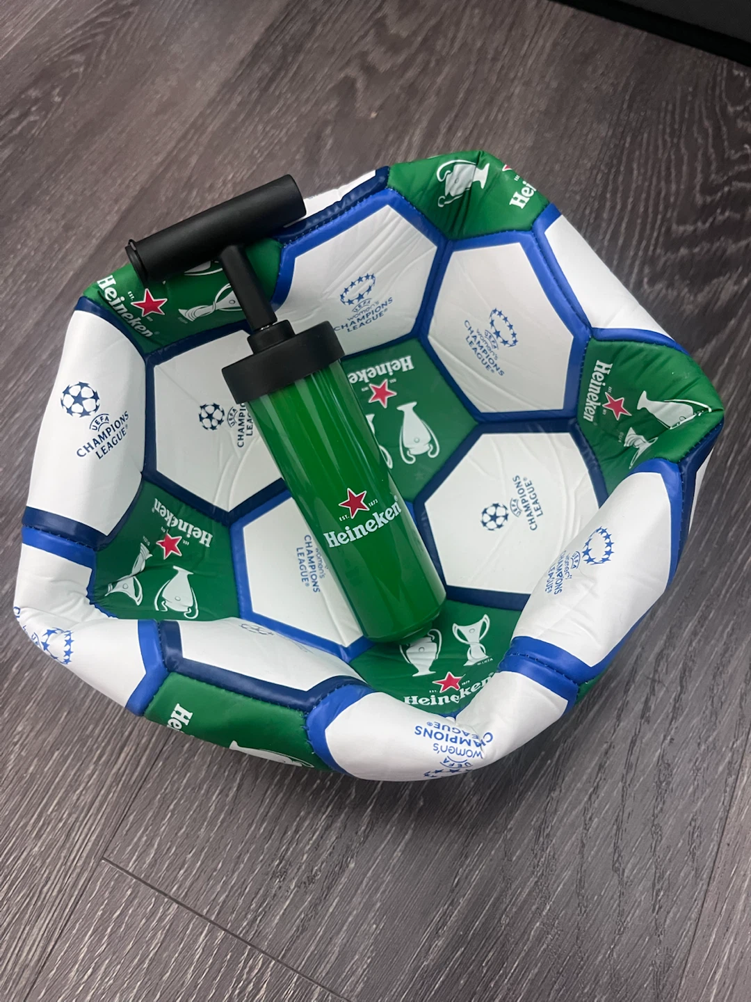 Heineken Champions League soccer ball with Pump - photo 3