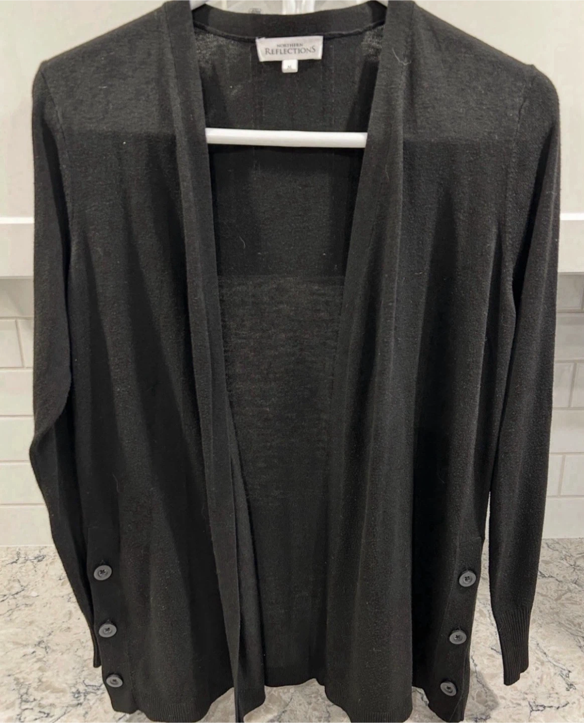 Women’s Light Weight Black Sweater/Cardigan (Size M) ($10 each) - photo 2