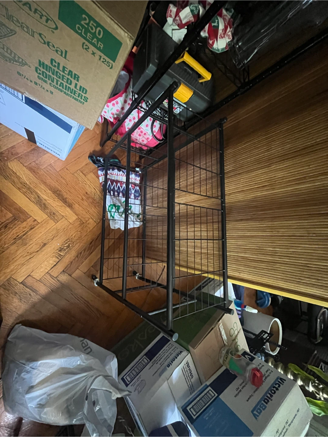 Metal shelf with wheels - photo 2