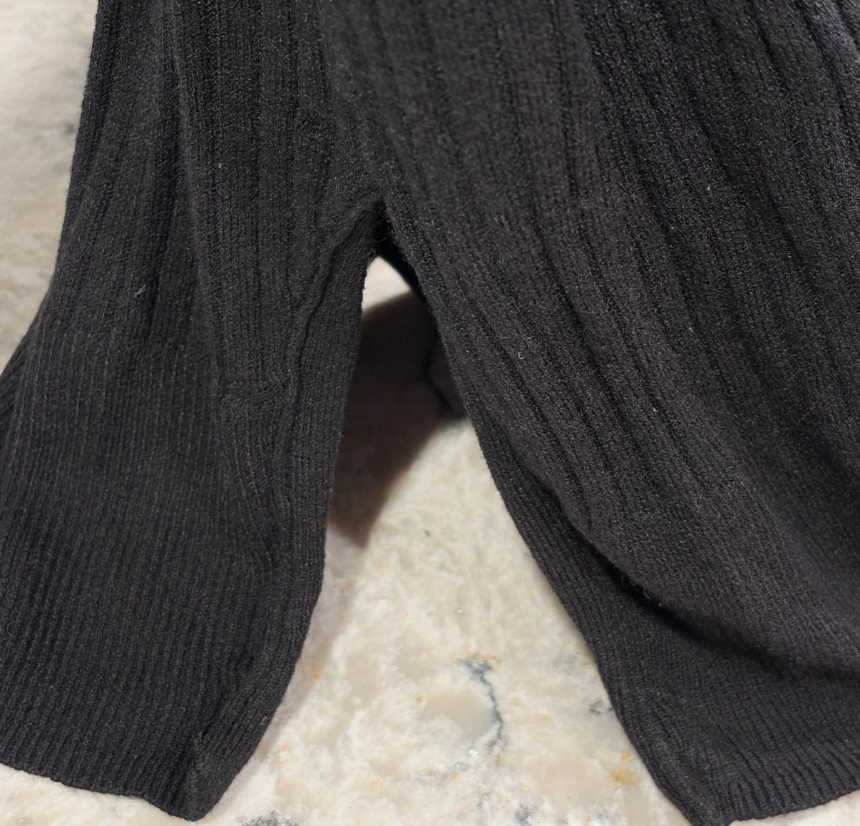 Women’s Reitmans Black Ribbed Knit Cardigan/Sweater (Size XL) - photo 3